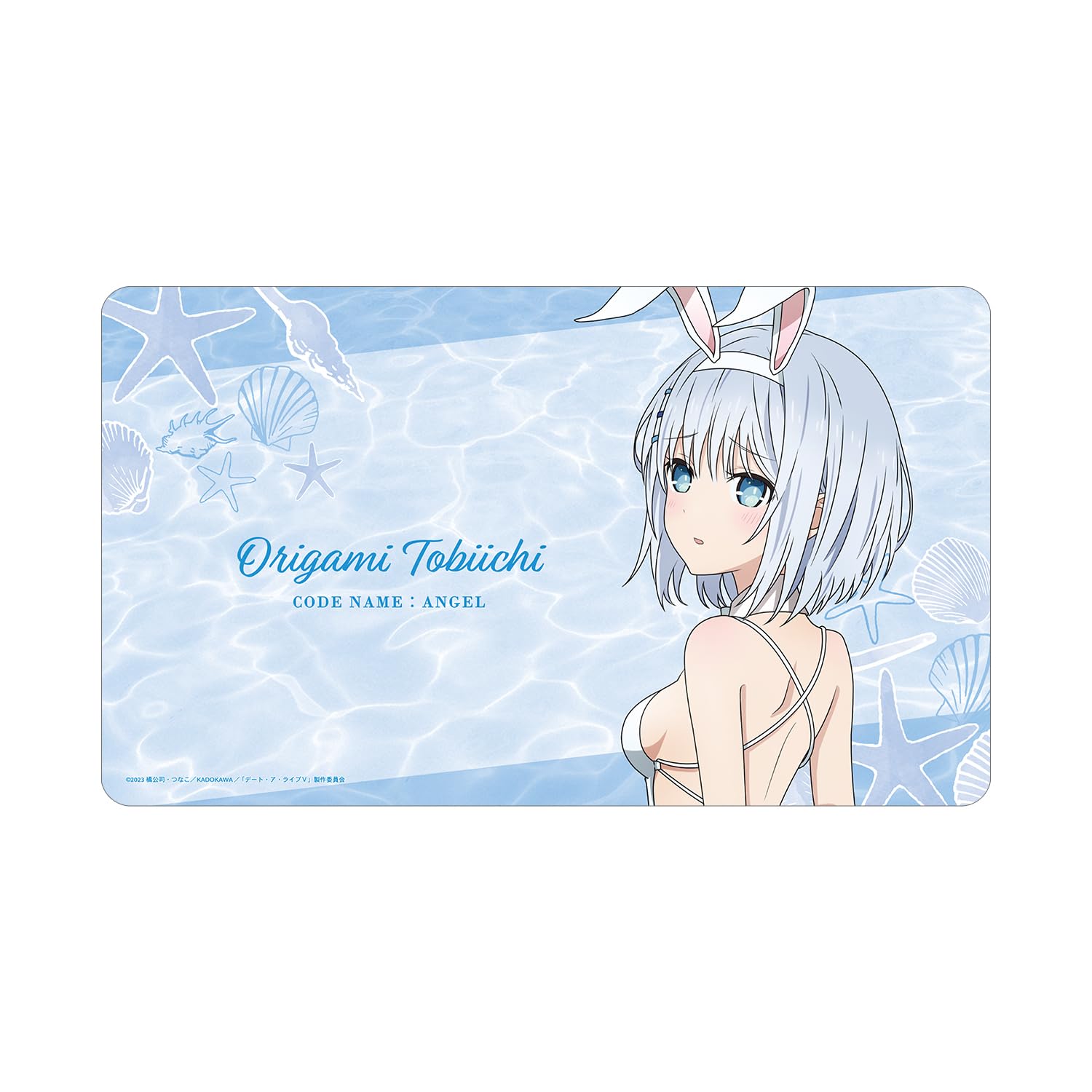 

Живая оригинальная аниме-иллюстрация Тобиичи Оrigami в купальнике-кролике Настольный коврик Date V Вер.. Многоцелевой