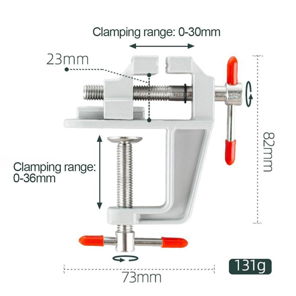 Portable Metal Mini Bench Vise Flat Pliers Multi-Functional Table Clamp Small Adjustable Work Bench Model Jewelry Making