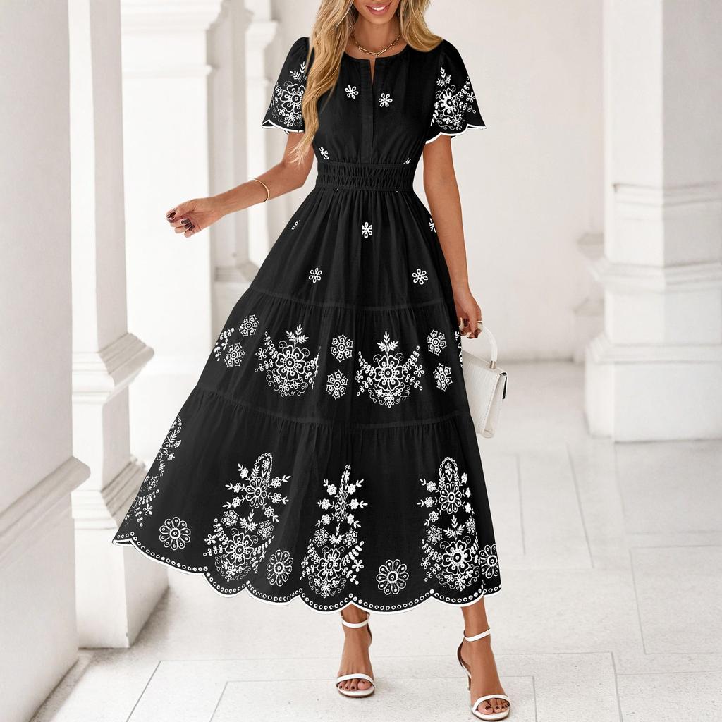 Women's Fashionable Casual -color Dress