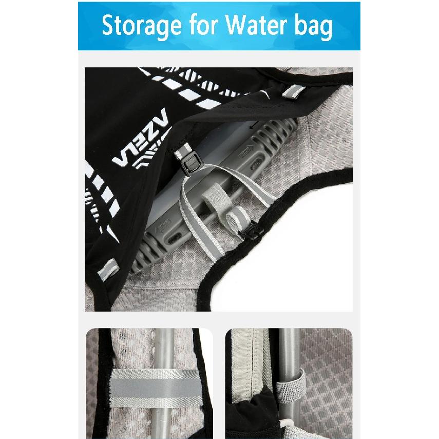 Outdoor Trail Running Backpack Ultralight Women Men Running Race Hydration Vest Marathon Bicycle Bag for Marathon Hiking Cycling