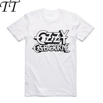 2019 Módní Pánské Tričko s Potiskem Ozzy Osbourne O-Výstřih Krátký Rukáv Letní Streetwear Top Tričko Vtipné Tričko