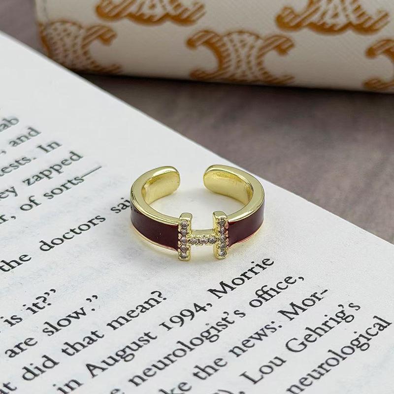 Δαχτυλίδι Στυλό Ζιρ***** με Κόκκινη Σταγόνα Λαδιού Άγκυρας Πρωτοχρονιάς Τυχερό Ρετρό Ελαφριά Πολυτέλεια Νότα Νίκης Δαχτυλίδι Δείκτη Γυναικείο