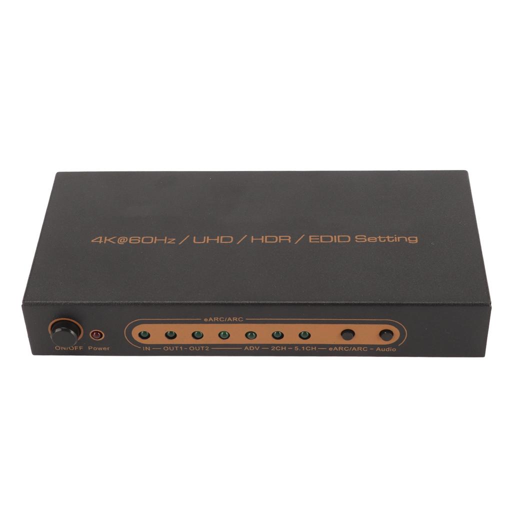 HD Multimedia Interface Sound Extractor 4K 60Hz HDR HD Multimedia Interface EARC ARC Sound Extractor Converter 100‑240V