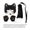 Animal Mask and Tail Set Long for Role Play Halloween Party Costume