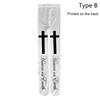 White Y2K Women's Long Socks Versatile Silk Sexy Stockings Lingerie Gothic Subculture Letter Printed Pantyhose Daily Use