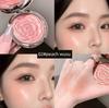 2026 New Model Rose Petal Blush Highlighter Contouring All-In-One Palette Pearlescent Rouge Natural Makeup Hot-Selling Women's Makeup Genuine Product