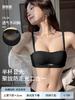 Underwear small breasts gather and show large women's bra half cup anti-sagging tube top type anti-light bra