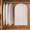 Kleiderhülle Staubschutz Brautkleidhülle Anzug Mantel Aufbewahrungstasche Transparent Vollständig Geschlossen Kleiderhülle mit Reißverschluss