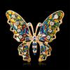 Butterfly Rhinestone Colorful Metal Lapel Brooch Pin Jewelry Women Gift