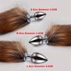 Sex Shop 5 Misure Metallico Butt Plug Fetish Coda di Volpe Giocattoli Intimi Bdsm Estensore Anale Dilatatore Prodotti Giochi Erotici Articoli Per Adulti