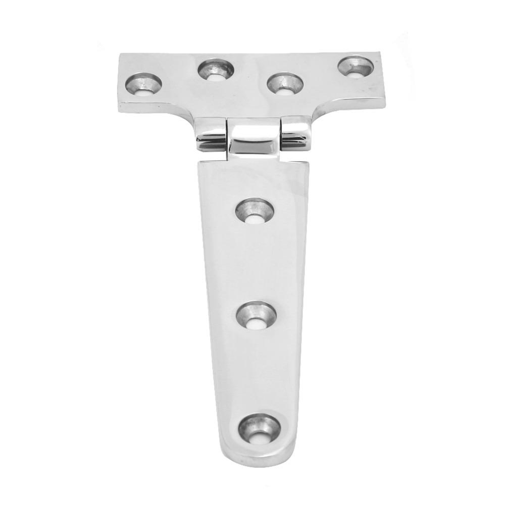 2 PCS 316 Stainless Steel T Hinge Marine Grade Door Hinge Boat Hatch Hinge  for Boats and Doors