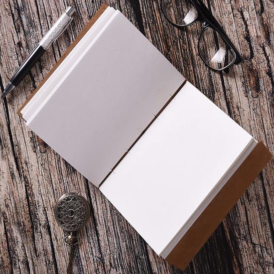 Leather Diary Writing Notebook Unique Handmade Embossed Travel Diary and Formate with Key Rope