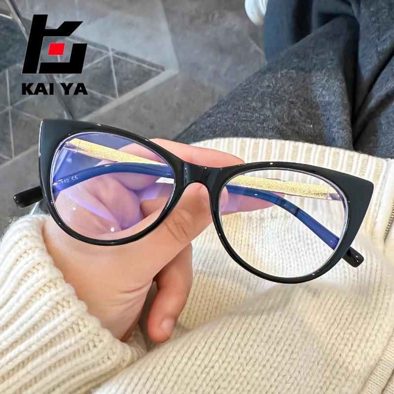 New Cat Eye Anti Blue Light Reading Glasses Women Fashion Design Outdoor Optical Reading Eyewear