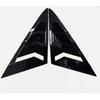 For 2013- VW Golf 7 MK7 MK7.5 Gloss Black Car Window Side Front Louver Cover