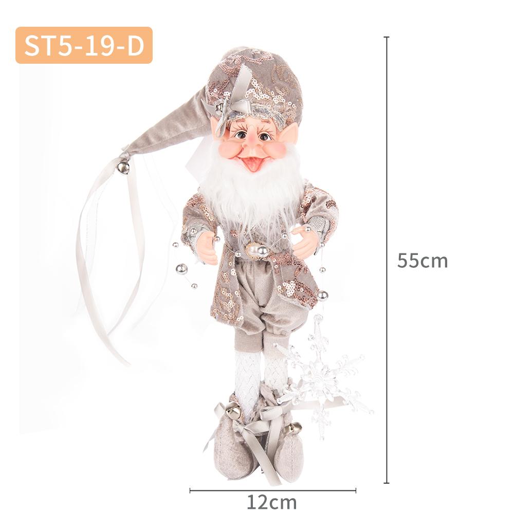 Nouveau coloré mignon noël elfe poupée pendentif décoration de noël joyeux noël Natal nouvel an bonne décoration de la maison cadeau de vacances