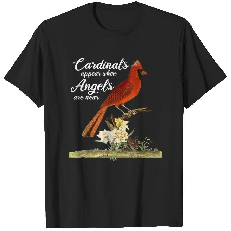Cardinal Bird Appear When Angels Are Near Red Cardinal Wild T-Shirt M