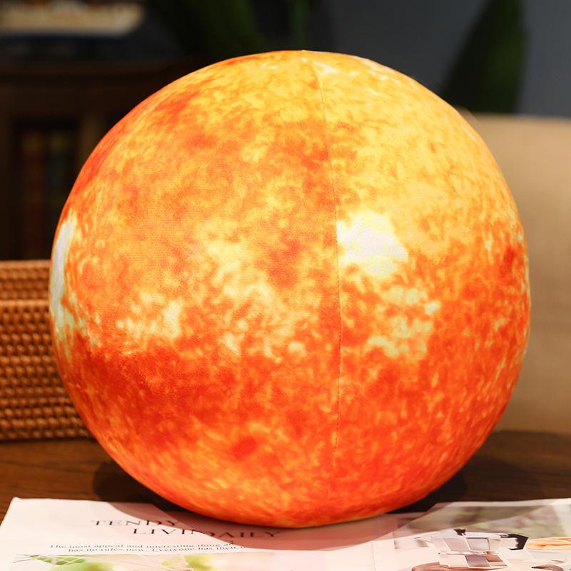 Solar System Popular Science Planet Moon Pillow Earth Moon Mars Children Plush Toys Planet Gifts