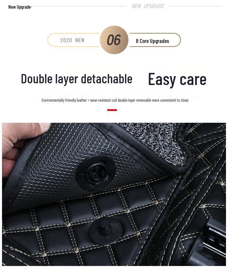Custom Leather Floor Mats for Hongqi HS5 (2019-2025) - Interior Accessories & Style
