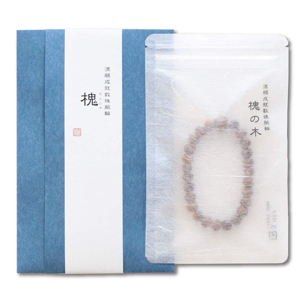 

Sophora jasmine (Enju) prayer beads bracelet, 8mm beads, 16cm