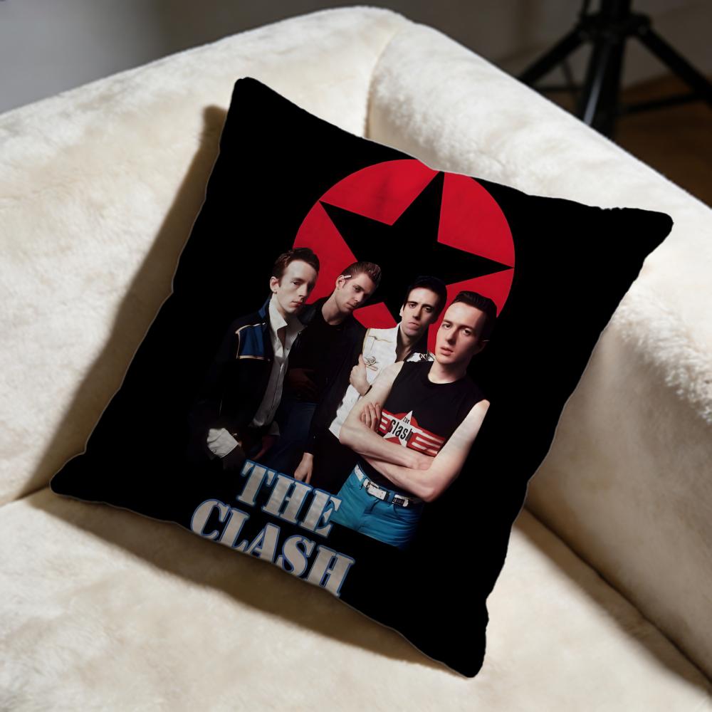 Stylish Tthe Clashful Cushion Cover Soft Decorative Pillow Case Suitable for Bedroom Sofa Car Travel Use