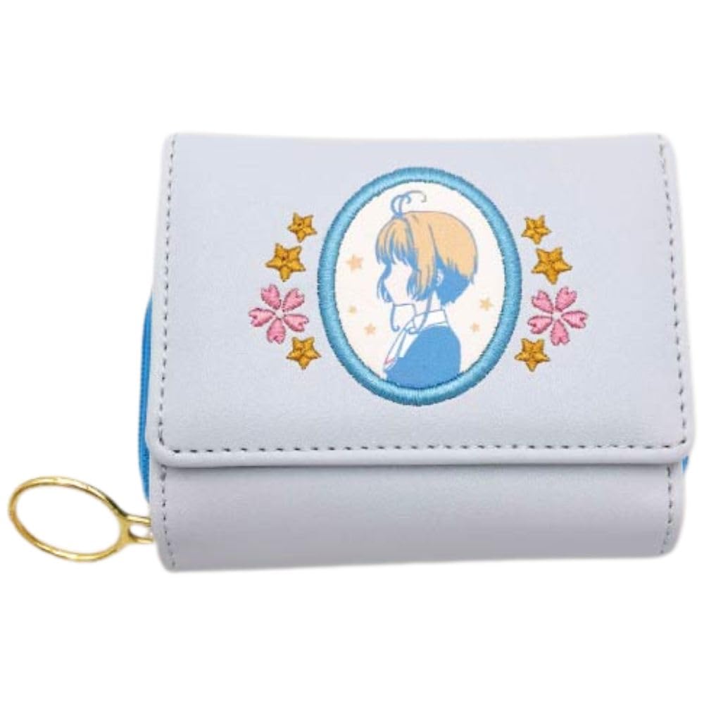 Marimo Craft Cardcaptor Sakura Compact Wallet, Blue, Approx. W95 X H180 X D30mm, MCSA-045