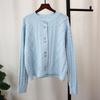 Retro twist gentle wind knitted cardigan autumn and winter new design sense loose soft waxy sweater jacket women