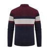 Men's Autumn/Winter Knit Cardigan Sweater Jacket with Velvet Lining