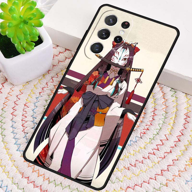 Japanese Style Anime Fox Silicone Phone Case For Samsung Galaxy Note 10 Pro S26 S25 S24 S23 S22 S21 Plus S25Ultra Capa Cover