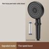 TLXT Pressurized Shower Head with One-Button Stop and 5 Modes