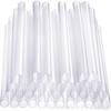 [100 Pack] Clear Jumbo Smoothie Straws 210x11mm