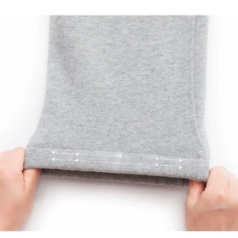 Женские утолщенные овечьи шерстяные брюки с эластичной резинкой на талии — фото 8