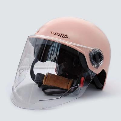 National Standard Electric Bike Motorcycle Helmet, All-season Universal Summer Sun Protection New Adjustable Hood