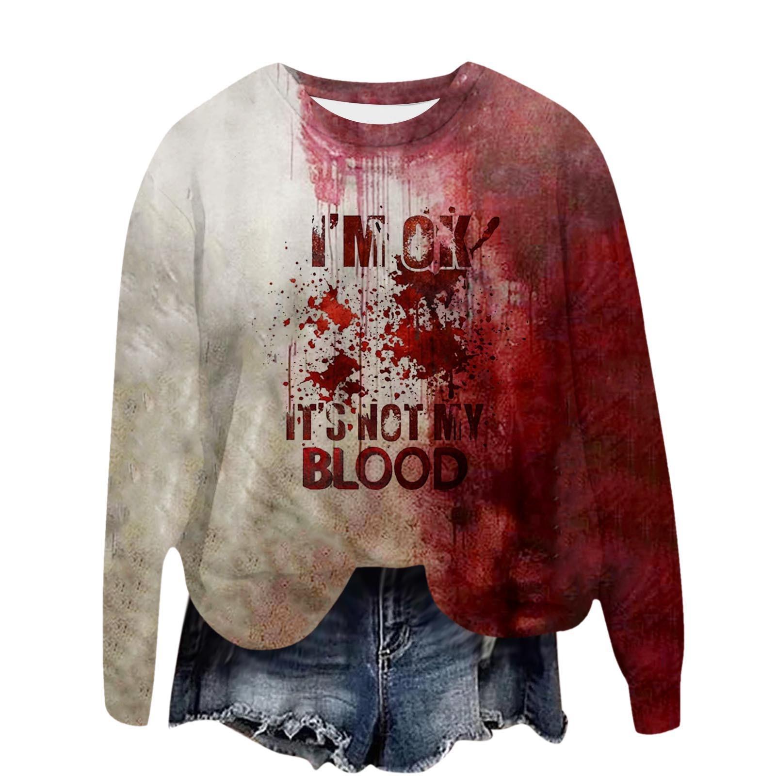 

Женская повседневная домашняя уличная спортивная футболка с длинным рукавом и круглым вырезом, толстовка с принтом, уличная блузка, легкая толстовка с капюшоном на молнии для женщин L