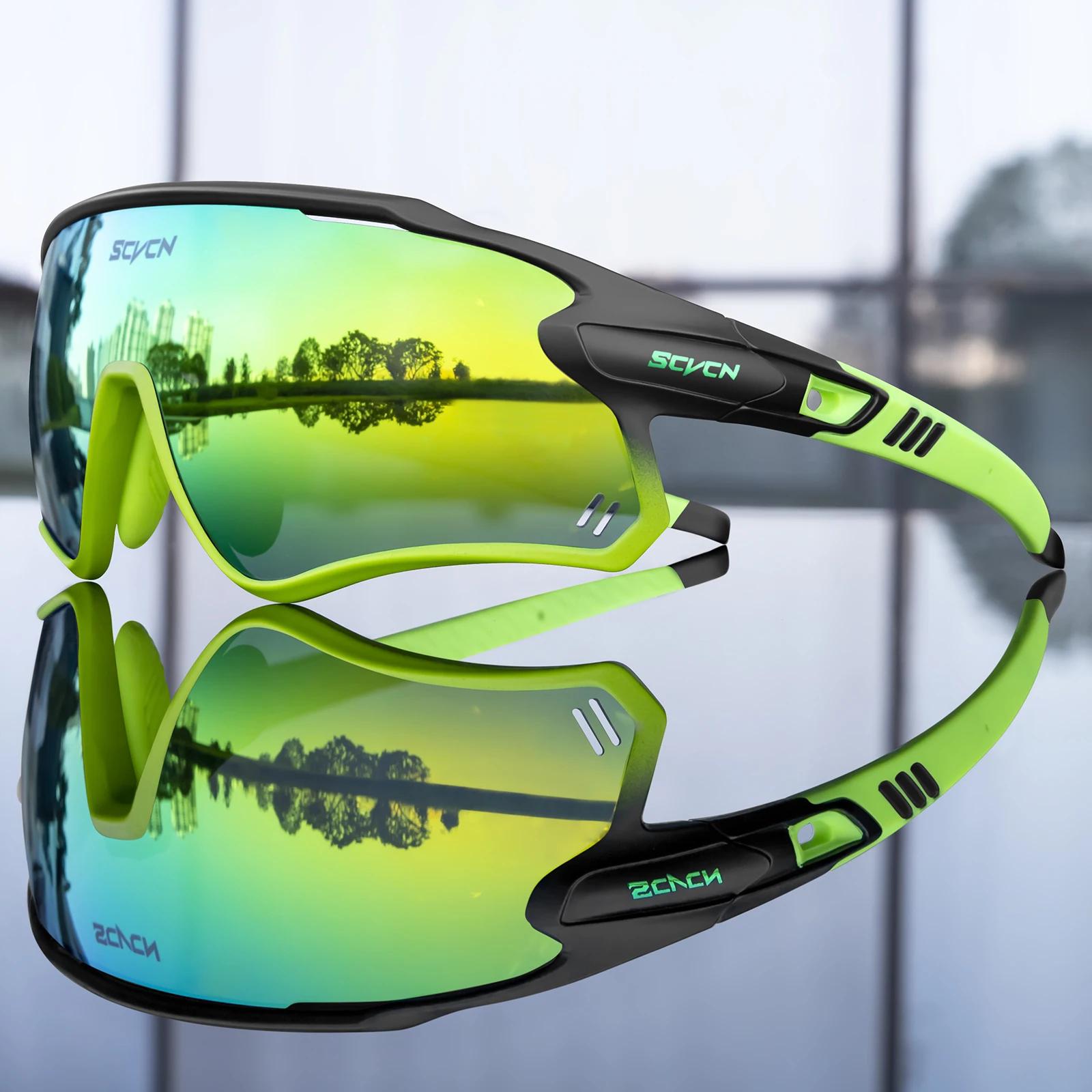 SCVCN Fotochromiski Riteņbraukšanas Brilles MTB Braukšanai