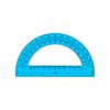5Pcs Clear Plastic Protractor 180 Degrees Protractors 6Inch Protractors for School Office Geometry Drafting Drawing