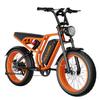 PULUMA SU8 All-Terrain Electric Bicycle 52V20Ah Battery 750W Motor 48KM/H Top Speed 20 Inch Off-Road Tires 150KG Max Load E-Mountain Bike