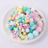 130Pcslot Pompom 1015202530Mm Fluffy Fuzz Pom Poms Balls Mixed Pompoms For Diy Crafts Wedding Decor Kid Toy Sewing Supplies