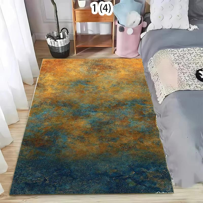 

Rug Carpet Mat Non-Slip Abstract Rainbow Pointillism Art Area Rug for Living Room Bathroom Nursery Playroom Modern Home Decor 40X60cm