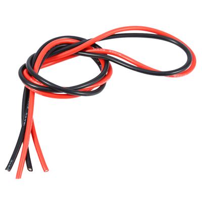 2M 12AWG Flexible Tinned Copper Electronic Cable Wire For RC Cars 1M Red & 1M Black