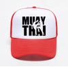 Muay Thai Fighters Gym Cool Baseball Cap Ourdoor Casual Adjustable Mesh Trucker Hat Summer Breathable Sun Snapback Hats