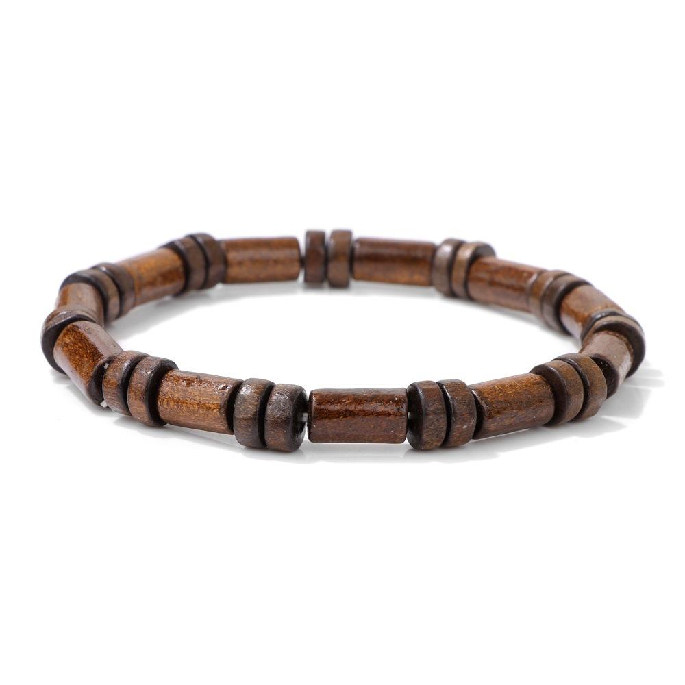 JYL TS Bracelet Men's  Volcanic Stone Crown Set Bold Enhances Authority And Luck