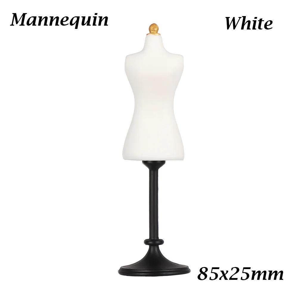 1/12 Dollhouse Mini Mannequin Ruler Set Evening Dress Simulation Humanoid Model Props Miniature Accessories Children Kids Toys