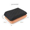Modified Black PU Leather Car Armrest Pad Center Console Armrest Box Cover Mat