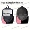 3pcs Summer Essential KPOP Backpack Set includes a large-capacity backpack, a pencil case, and a zippered crossbody bag with adj
