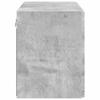 Wall Mounted TV Cabinet Concrete Grey 59.5 x 31 x 40 cm Particleboard