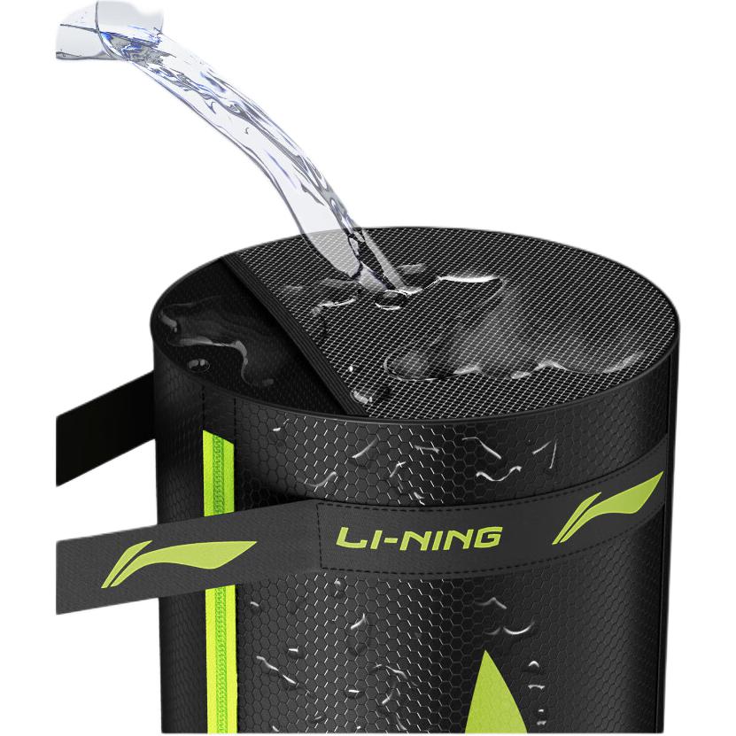 New LiNing Polyester Swim Bag Unisex Black LNBT770