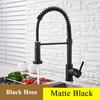 Black Gray Kitchen Sink Faucet Dual Mode Spout Pull Down 360° Rotation Faucet Deck Mounted Hot Cold Water Mixer Tap Torneira