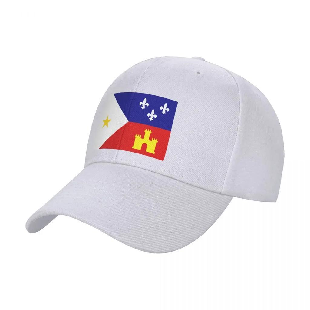 Flag of Acadiana Baseball Cap Luxury Brand Bobble Hat derby hat Boy Child Womens