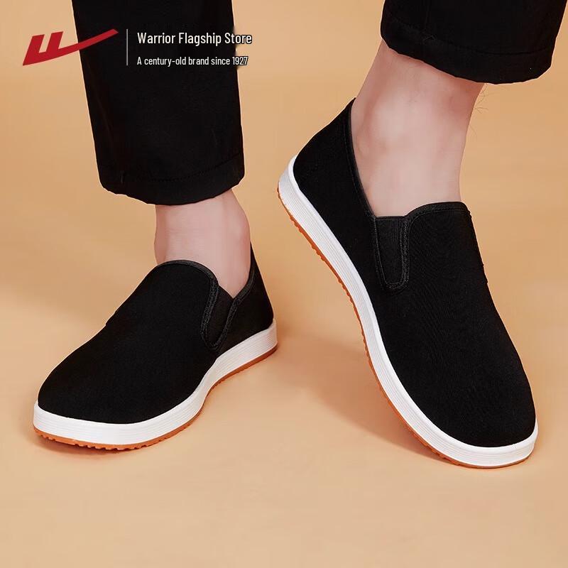 Warrior Men s Old Beijing Cloth Slip-on Breathable Shoes 0865 40