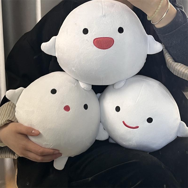 5 Styles Soft Warawara Plush Toys Anime Smile Expression Plush Toys Laugh Smile How Do You Live Stuffed Animal Plaything warm Gifts